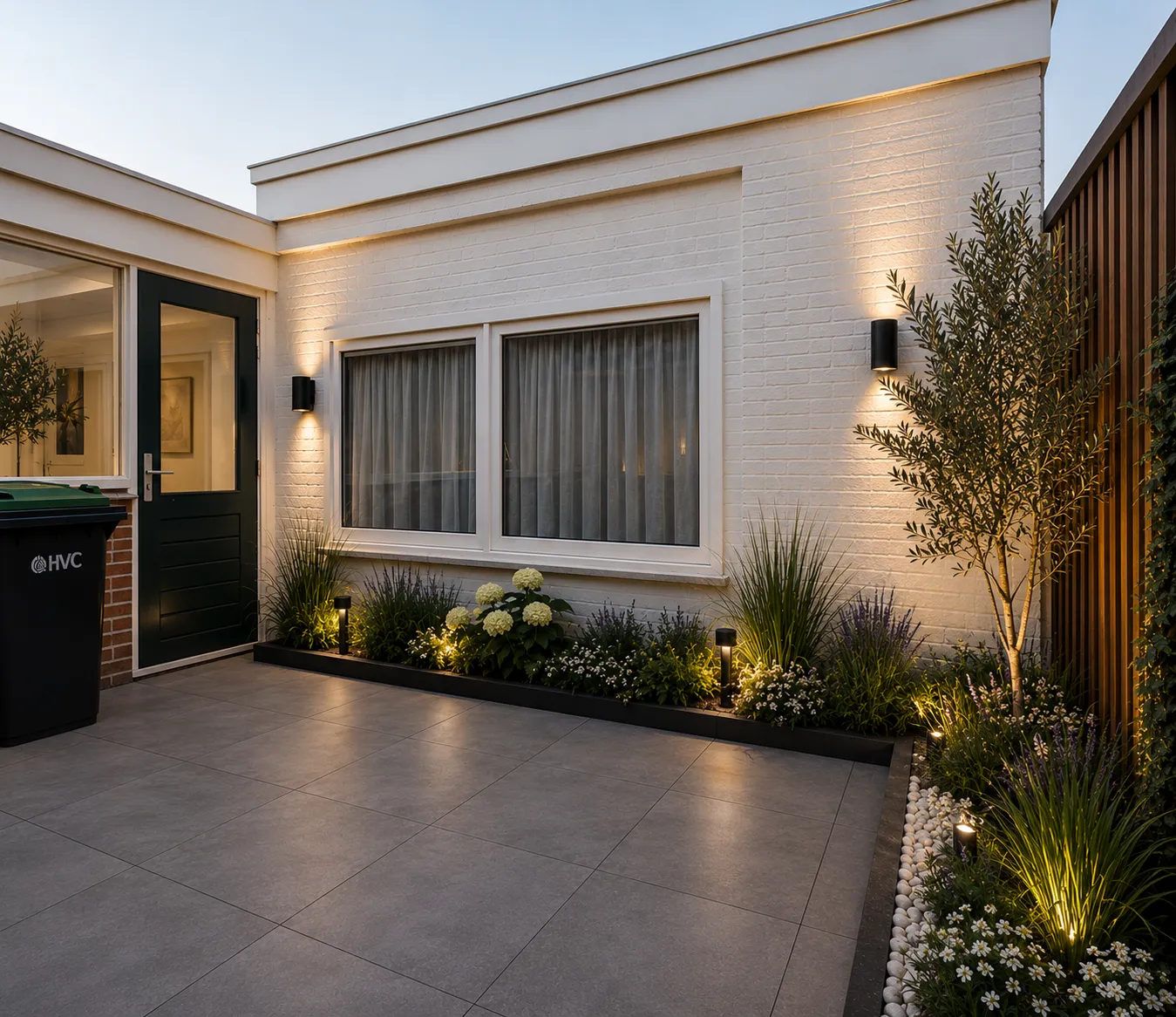 Sfeerimpressie tuin Noorderstraat 28