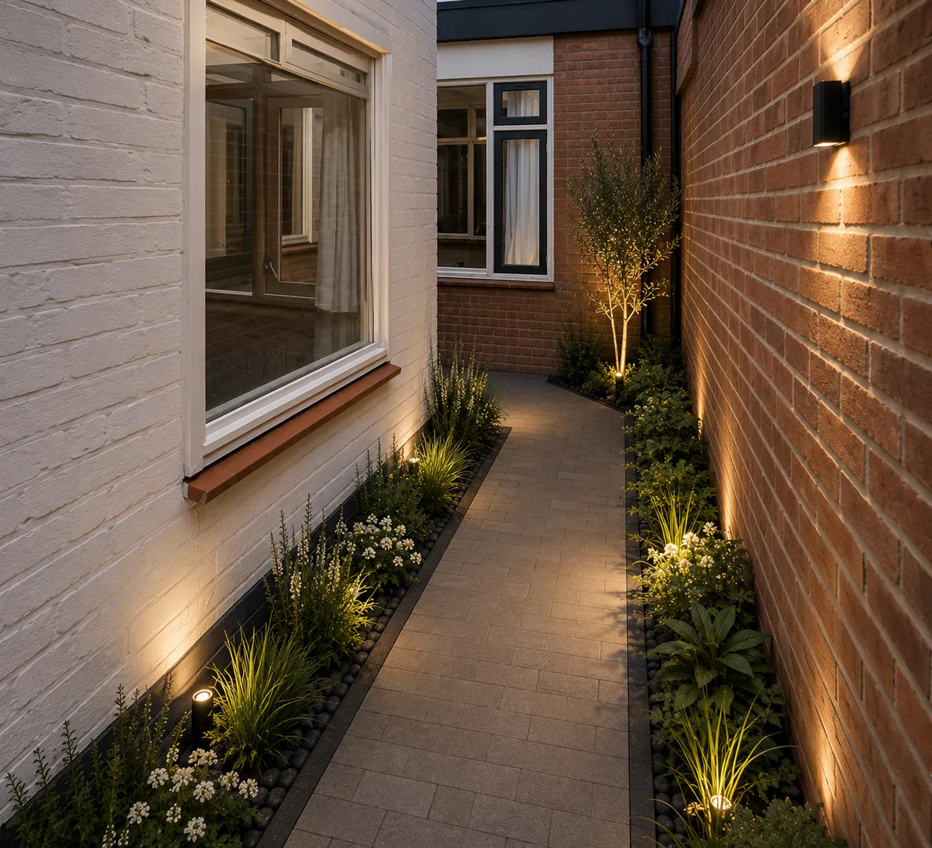 Sfeerimpressie tuin Noorderstraat 30