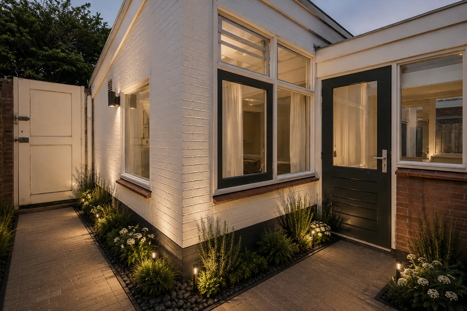 Sfeerimpressie tuin Noorderstraat 30