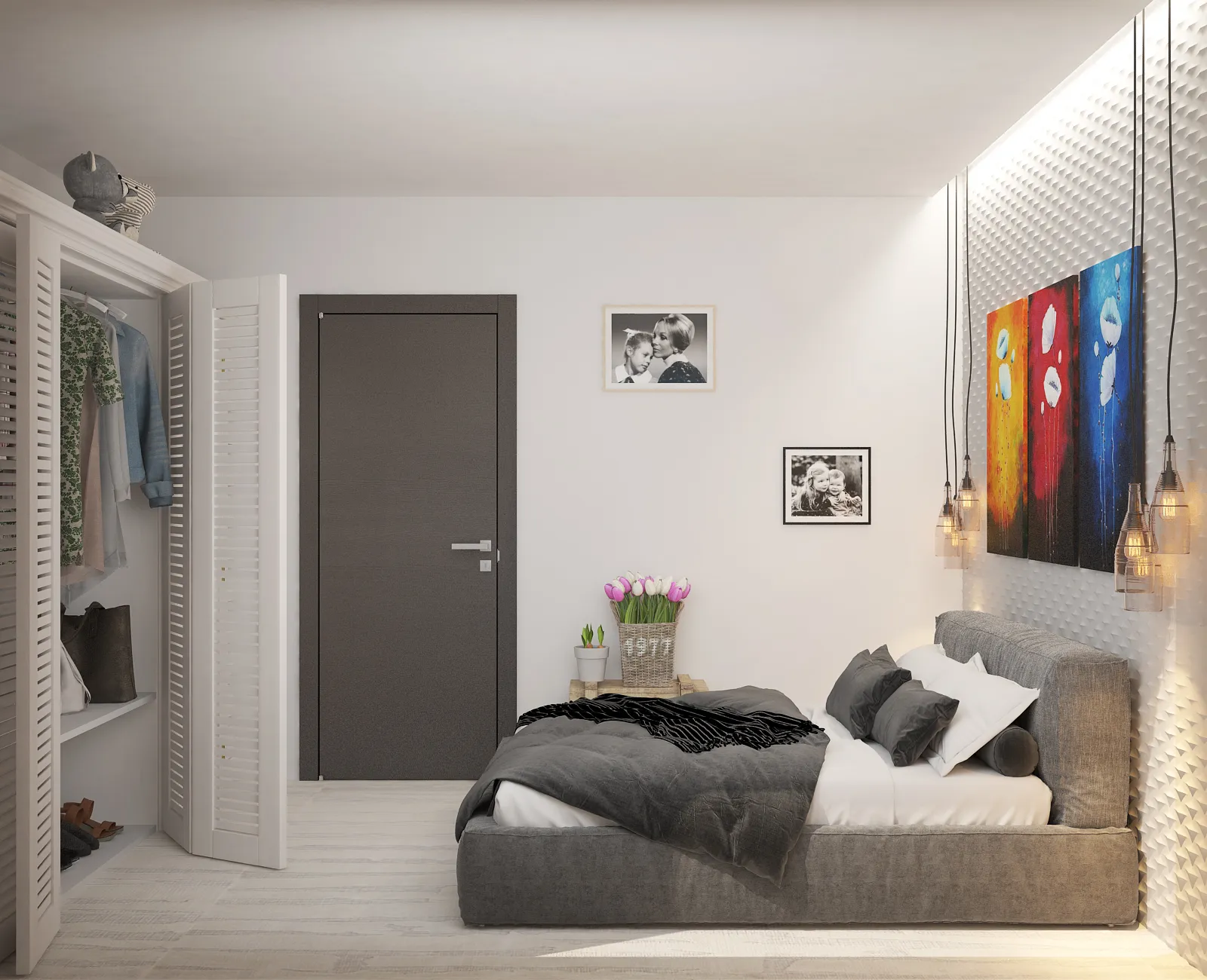 Sfeerimpressie Slaapkamer 1 — Noorderstraat 28